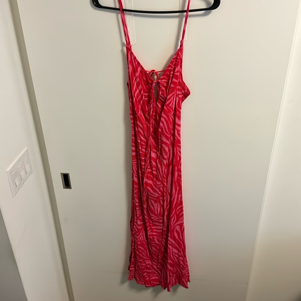 H&M Pink Print Dress
